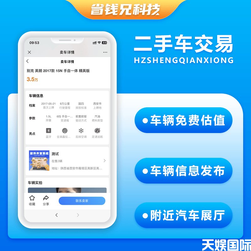 天娱国际-JAVA国际二手车交易系统开发(图1)